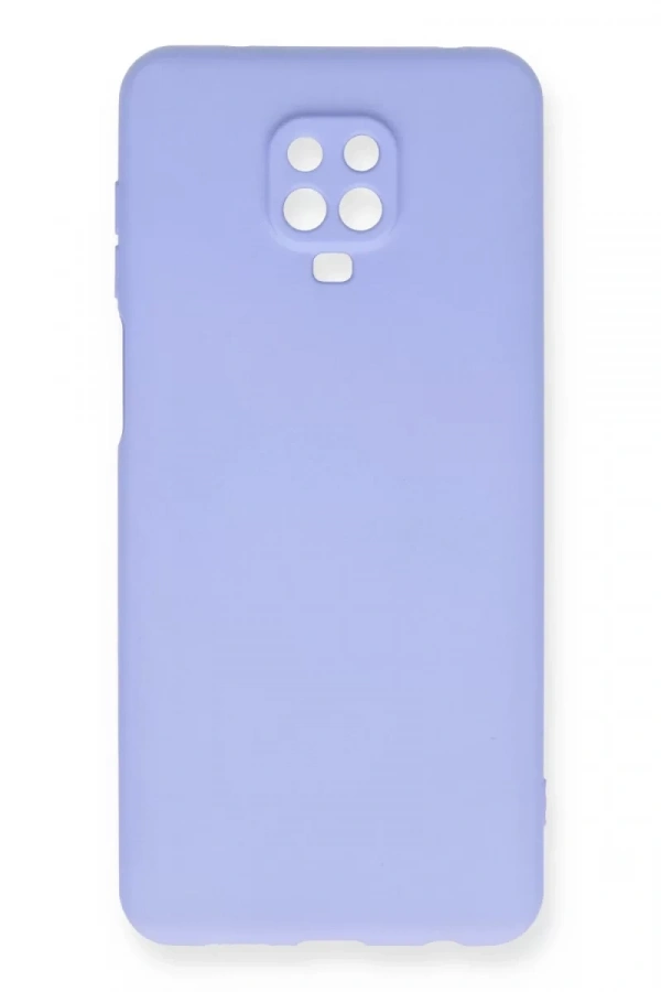 Xiaomi Redmi Note 9 Pro Kılıf Nano içi Kadife Silikon - Lila