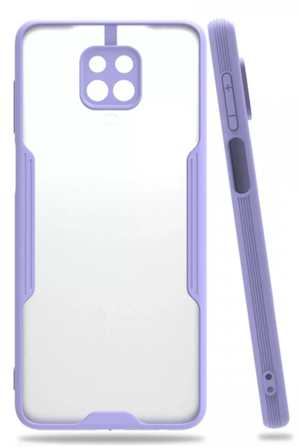 Xiaomi Redmi Note 9S Kılıf Platin Silikon - Lila