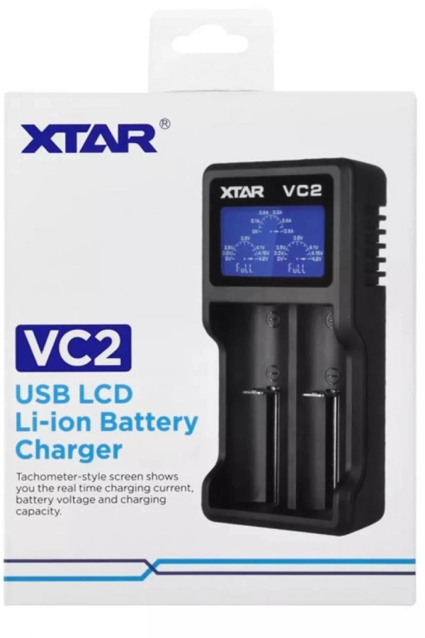 Xtar VC2 İkili Li-ion Pil Şarj Cihazı