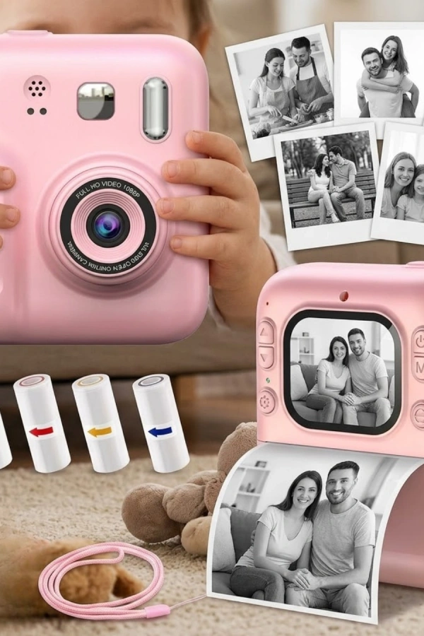 Y300H PRİNTER KAMERA PEMBE