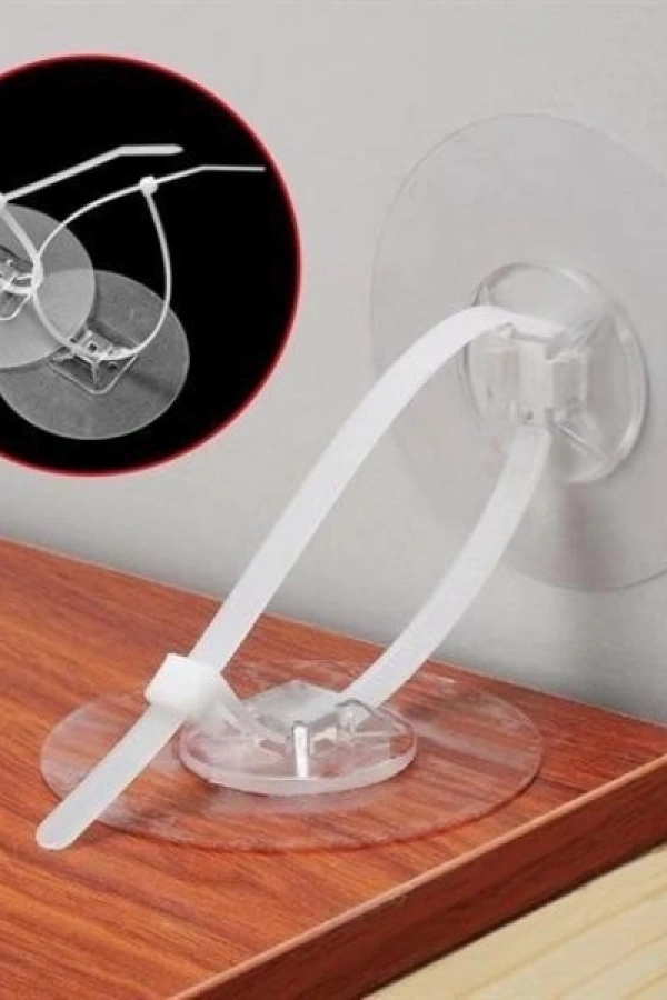 Yapışkanlı Eşya Sabitleyici Aparat 1 Çift