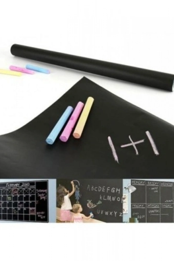 Yapışkanlı Kara Tahta Sticker Blackboard