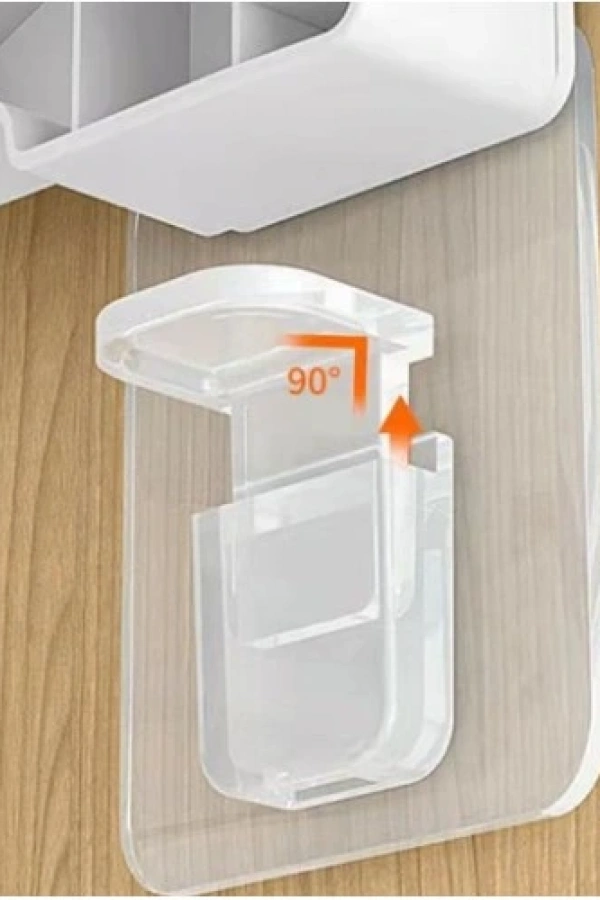 Yapışkanlı Raf Tutucu Seti 4 Adet