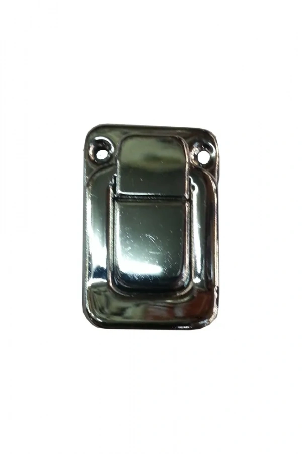 Yaylı Bavul Kilidi - 32x48mm, Nikel, 1 Adet