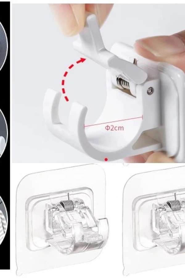 Yaylı Boru ve Kablo Düzenleyici Halka Kendinden Yapışkanlı 2 li