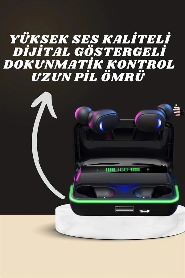 Yeni Nesil Akıllı Saat ve Bluetooth Kulaklık Kampanyası Android Ve İOS Uyumlu Uyku ve Sağlık Takibi