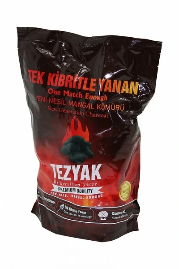 Yeni Nesil Çabuk Tutuşan Mangal Kömürü 2 KG