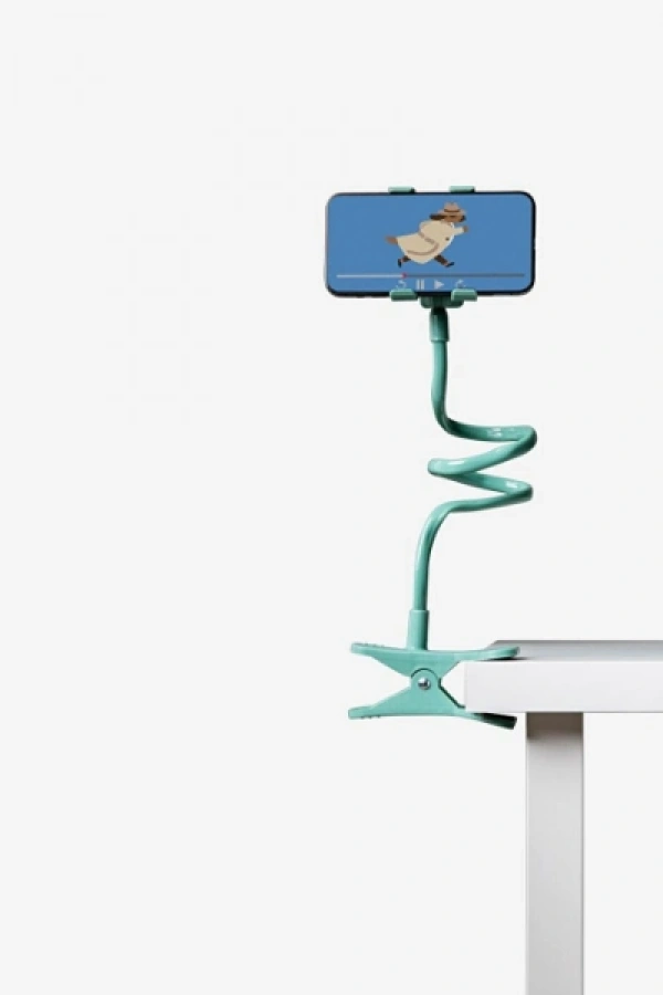 Yeşil Renk Akrobat Telefon Tutucu Oynar Başlıklı