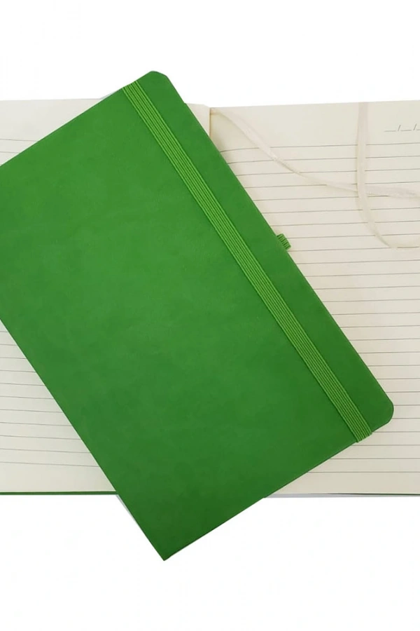 Yeşil Renk Termo Deri Defter