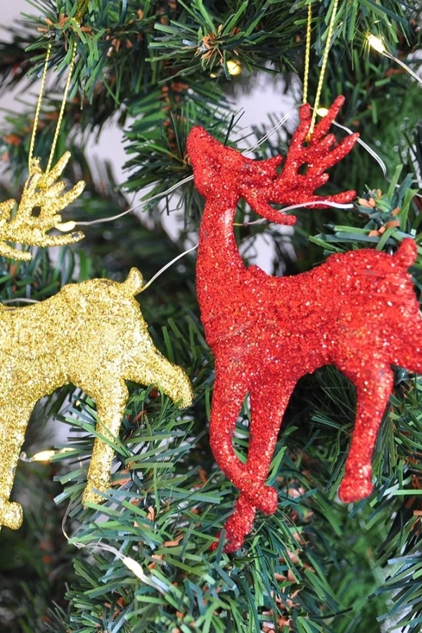 Yılbaşı Ağaç Süsü Simli 2li