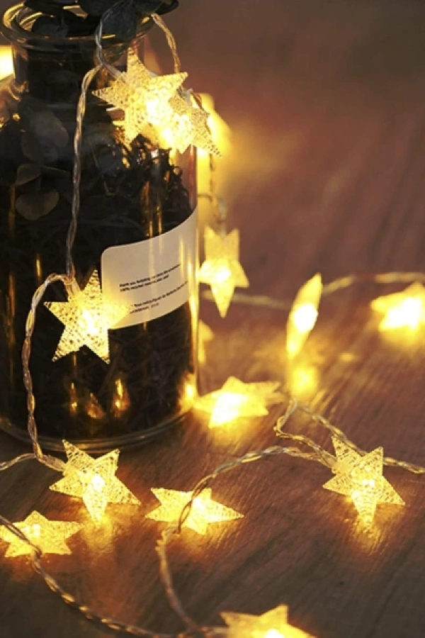 Yıldız Tasarımlı 20 LED USB Aydınlatma