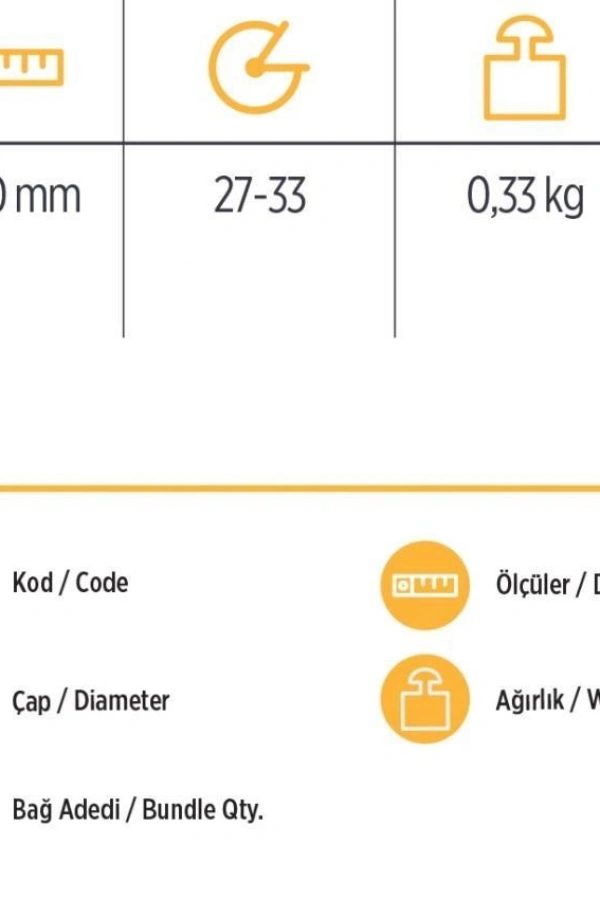 YKS 41460 Keser Sapı 45 cm