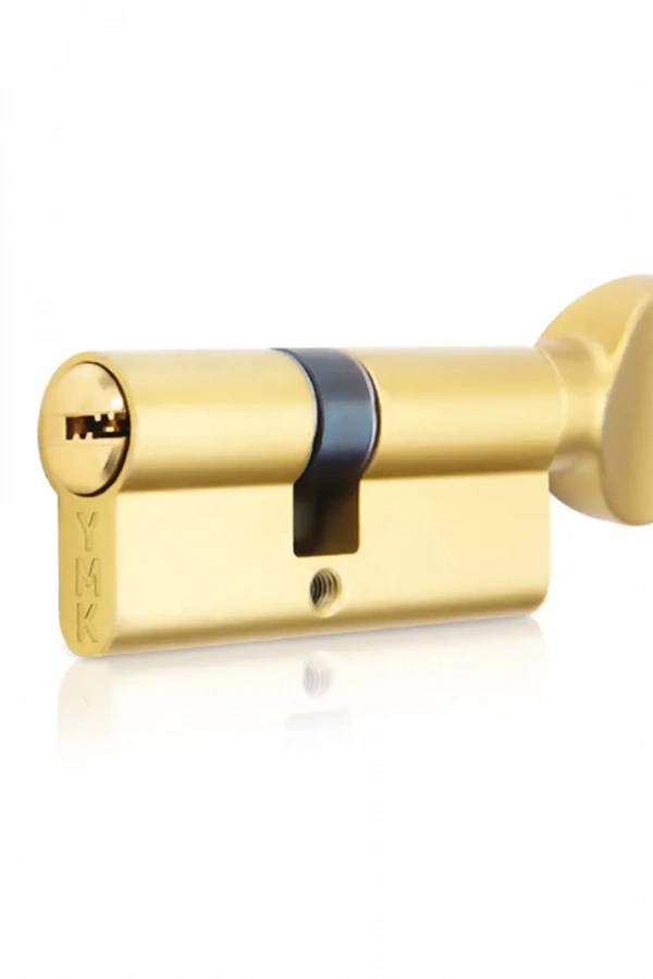 YMK Eko 68mm Sarı Bilyalı Mandallı, Hibrit Barel, Kapı Silindiri