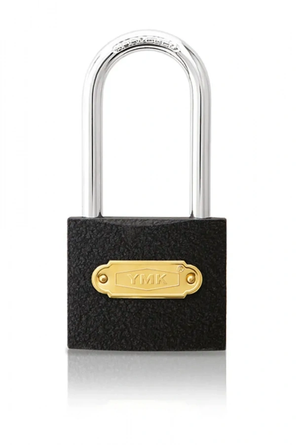 YMK Eko Gri Döküm Uzun Kancalı Asma Kilit 38mm