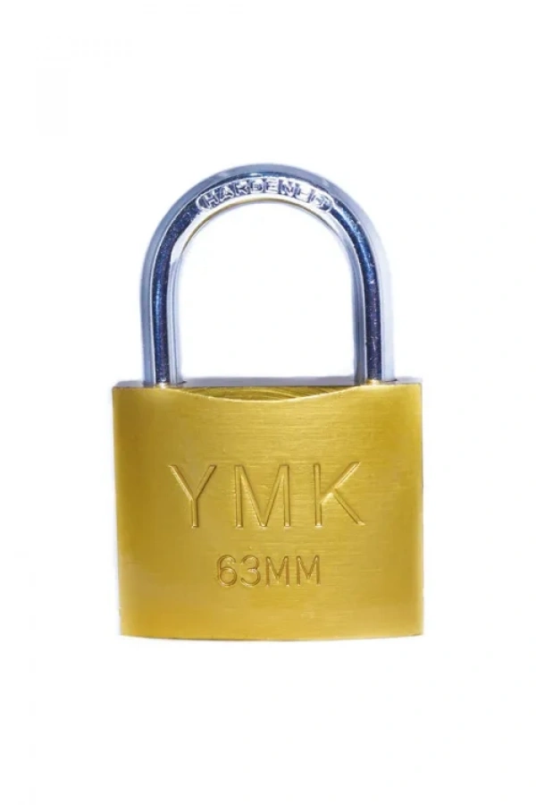 YMK Eko Sarı Boyalı Kısa Kancalı Asma Kilit 20mm