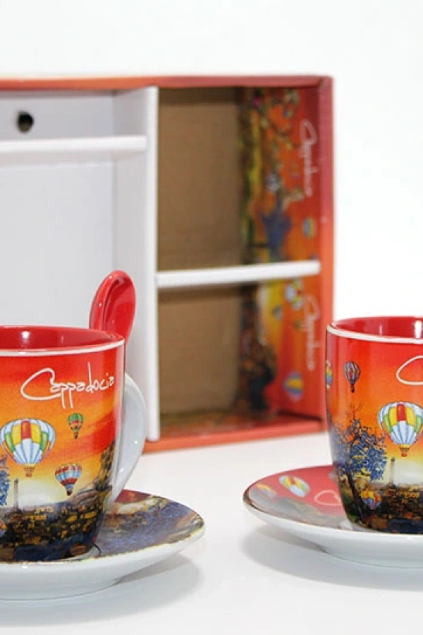 Yöresel İkili Fincan Seti Model 3