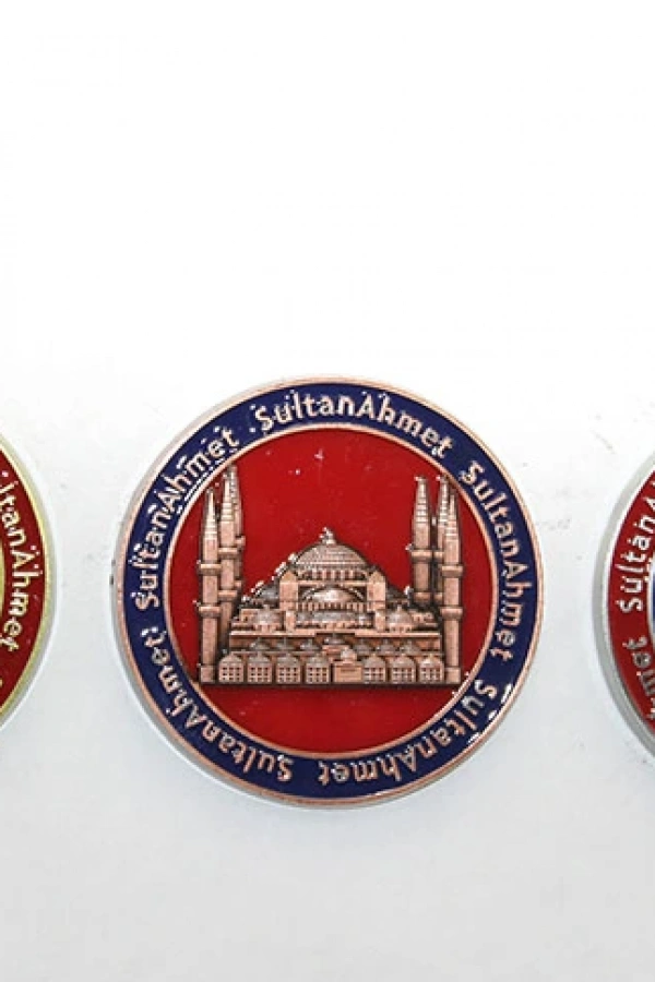 Yöresel Sultanahmet Magnet Yuvarlak Tasarım