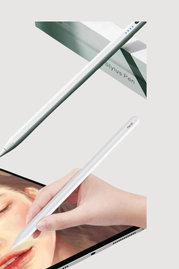 Yüksek Hassasiyetli Eğim Sensörlü Dijital Kalem – USB-C Hızlı Şarjlı