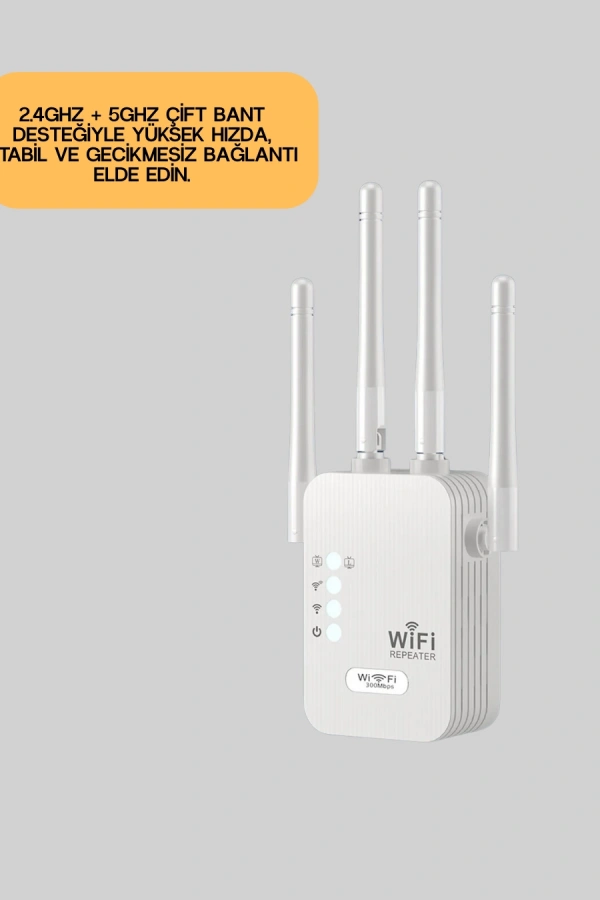 Yüksek Hızlı Parazit Önleyici WiFi Repeater Router