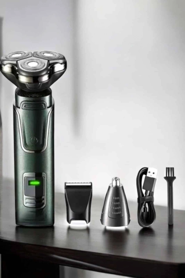 Yüksek Performanslı 3 Başlıklı Profesyonel Tıraş Makinesi