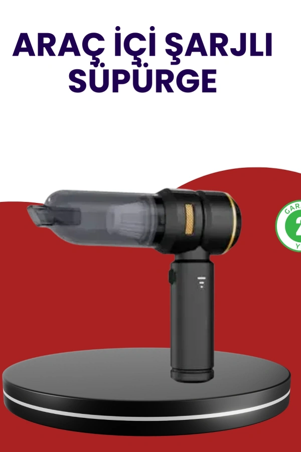 Yüksek Performanslı Araç İçi El Süpürgesi