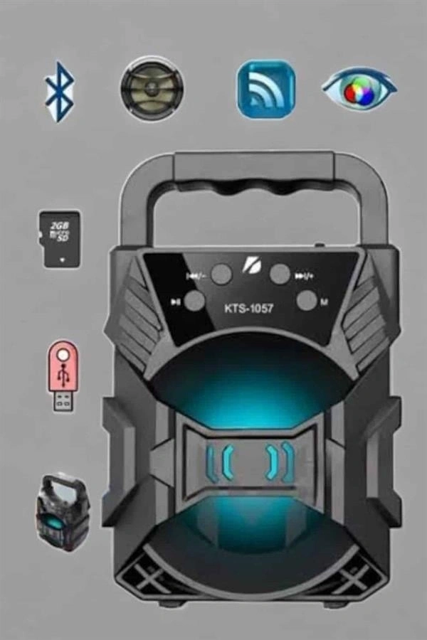 Yüksek Performanslı Bluetooth Hoparlör Kablosuz Taşınabilir