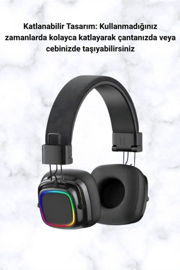 Yüksek Ses Kaliteli Kablosuz Kulak Üstü Kulaklık – BT 5.3