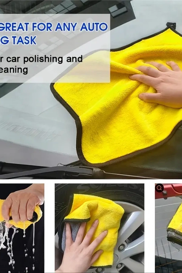 Yünlü Hassas Araba Yıkama Ve Temizlik Bezi