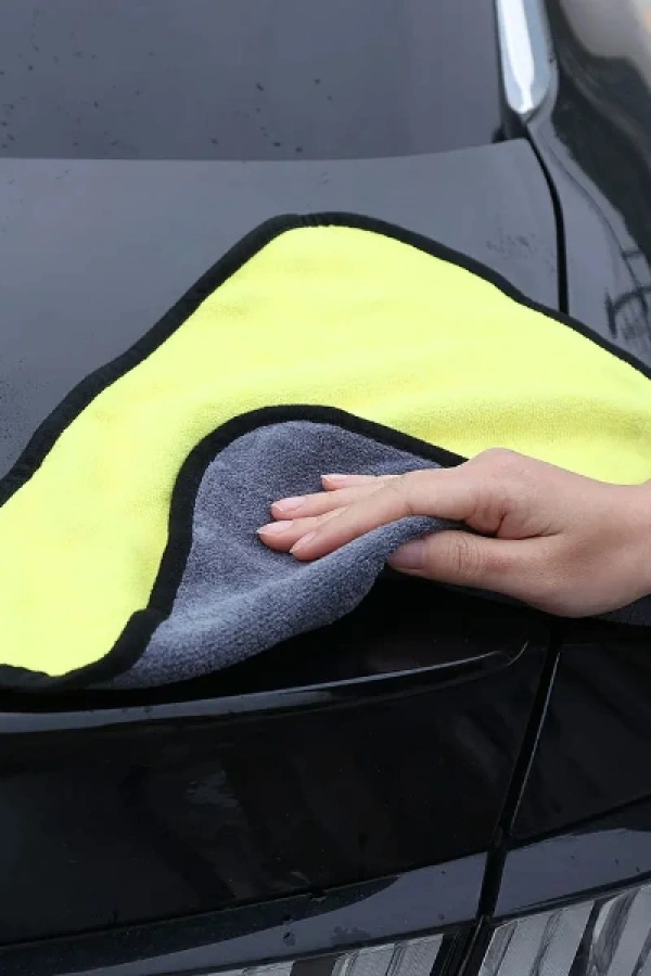 Yünlü Mikrofiber Araba Temizlik Bezi 50x70 cm