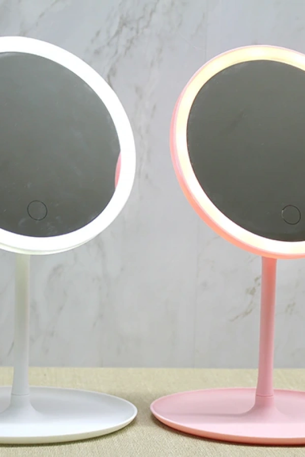 Yuvarlak Ledli Makyaj Aynası