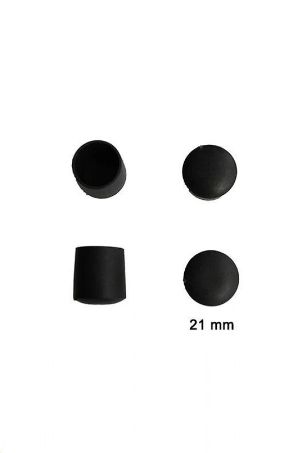 Yuvarlak Profil Dış Tapa 21 mm 4 Adet
