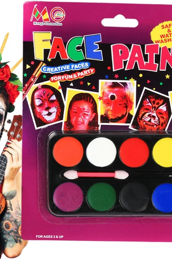 Yüz Boyama Seti 8 Renk