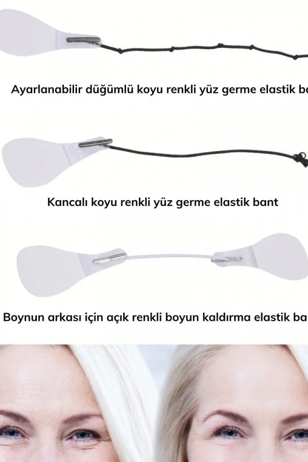 Yüz Kaş Ve Boyun Gerdirme Bant Seti