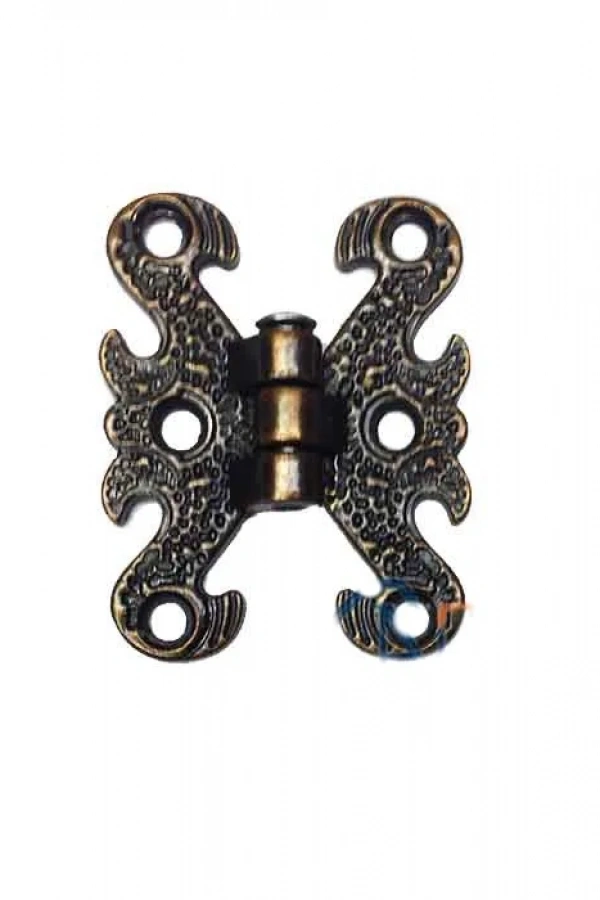 Zamak Kelebek Menteşe - Küçük, 30x40mm, Oksit, 100 Adet