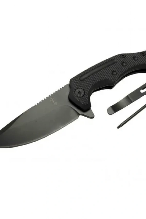 Zero Error 7-12 Black Çakı 22 cm Manuel, Kemerlikli