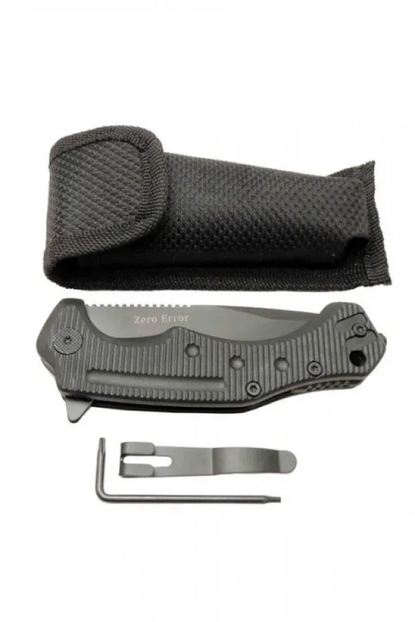 Zero Error 7-12 Black Çakı 22 cm Manuel, Kemerlikli