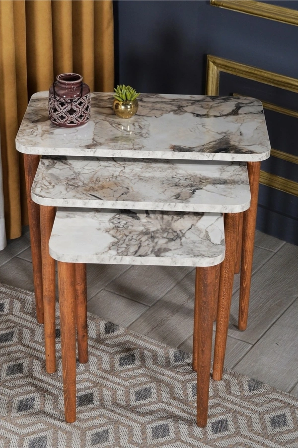 Zigon Sehpa Ahşap Torna Ayak Efes Kr 2065