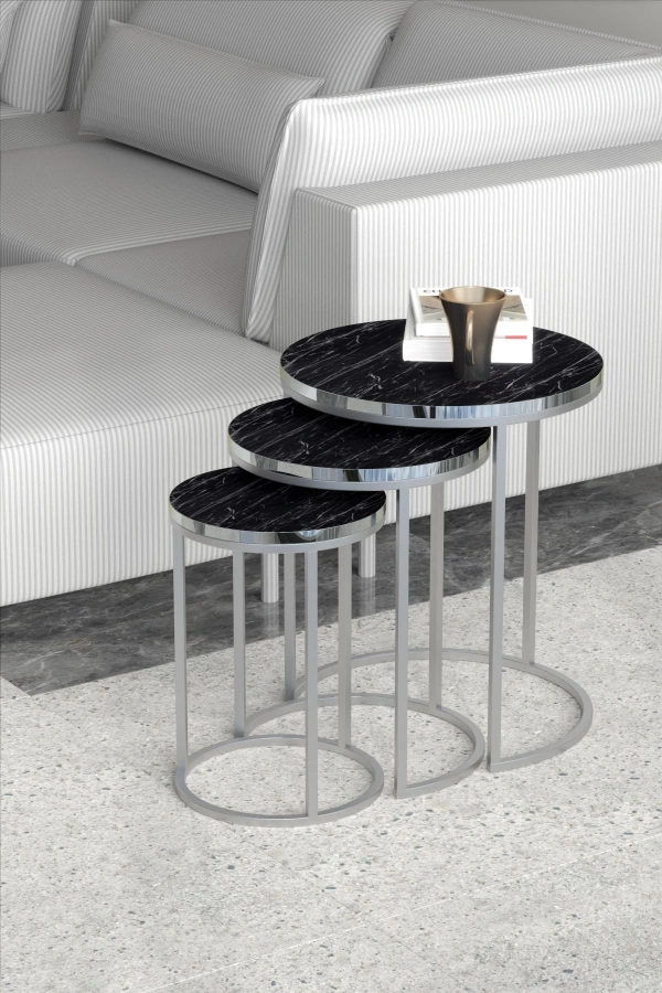 ZİGON SEHPA C LÜX GÜMÜŞ BENDİR