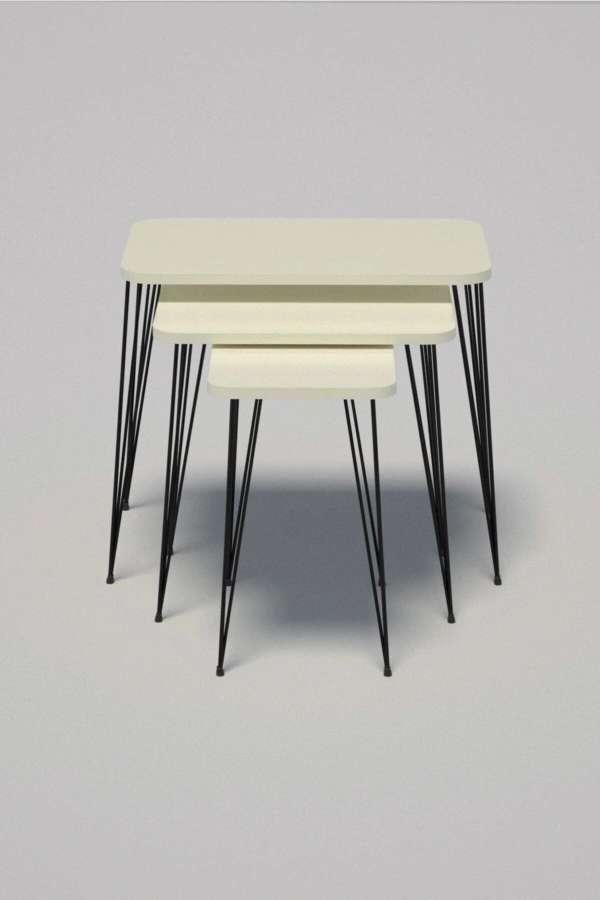 Zigon Sehpa Kr Krem Tel