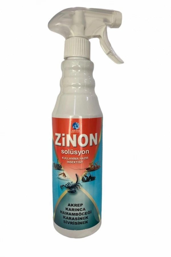 Zinon Solüsyon Hamamböceği, Karasinek, Akrep, Sivrisinek 450 ml