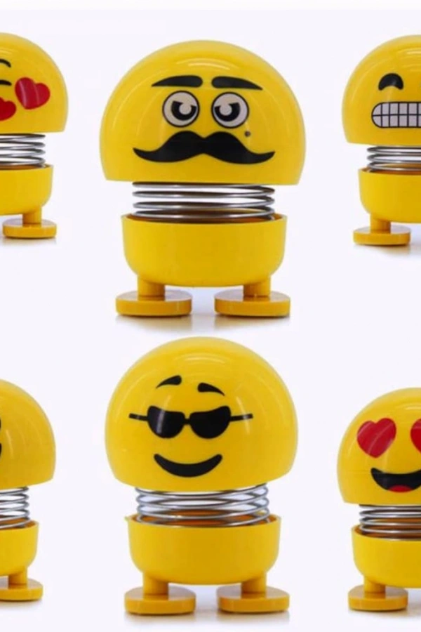 Zıp Zıp Kafalar Sevimli Kafa Sallayan Emojiler Çılgın Kafalar
