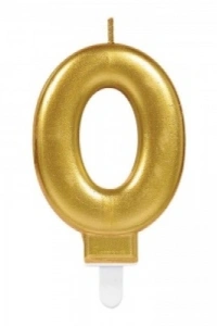 0 Rakam Mum Gold Renk