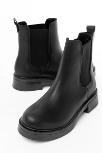 02-2137 Siyah Lastikli Günlük Kadın Bot