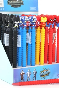 07 Uçlu Karışık Kahraman Figürlü Kalem