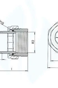 1 1/2 Düz Radyatör Rakoru