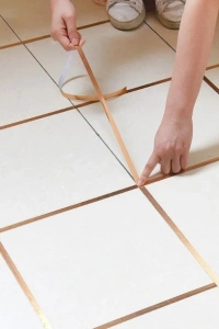 1 cm 50 Metre Gold Fayans Arası Şerit Bant