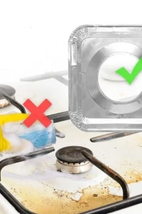 10 Adet Alüminyum Ocak Koruyucu Folyo