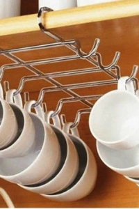 10 Kancalı Portatif Bardak Askılığı