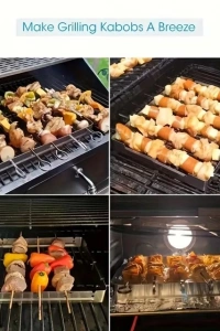 10lu Paslanmaz Çelik Şiş Seti (20 cm) - Airfryer & Mangal