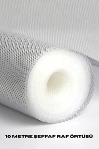 10 Metre Şeffaf Silikonlu Kaymaz Çekmece İçi Düzenleyici